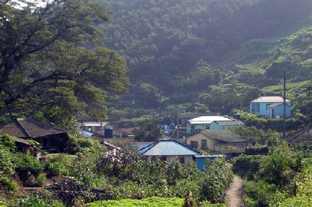 수우도 마을 전경 사진